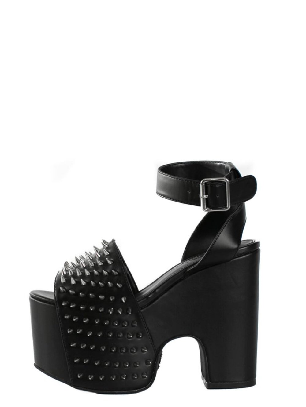 Charla Tedrick - Spiked Black Platforms - Picture 8 of 8